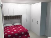 movel todo branco - quarto/m²