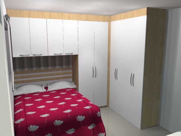 movel cx. cor - pt. branca - quarto/m²