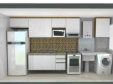 movel cx. cor - pt. branca - cozinha/m²